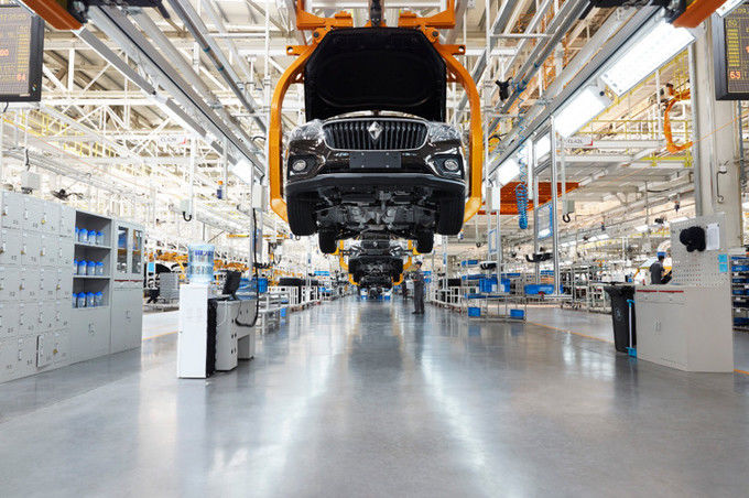Shaanxi Xianghelixin Automobile Sales Service Co., Ltd. productielijn van de fabrikant